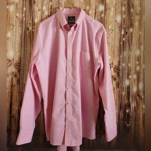 Stafford  Travel Wrinkle-Free Oxford Regular Fit Shirt